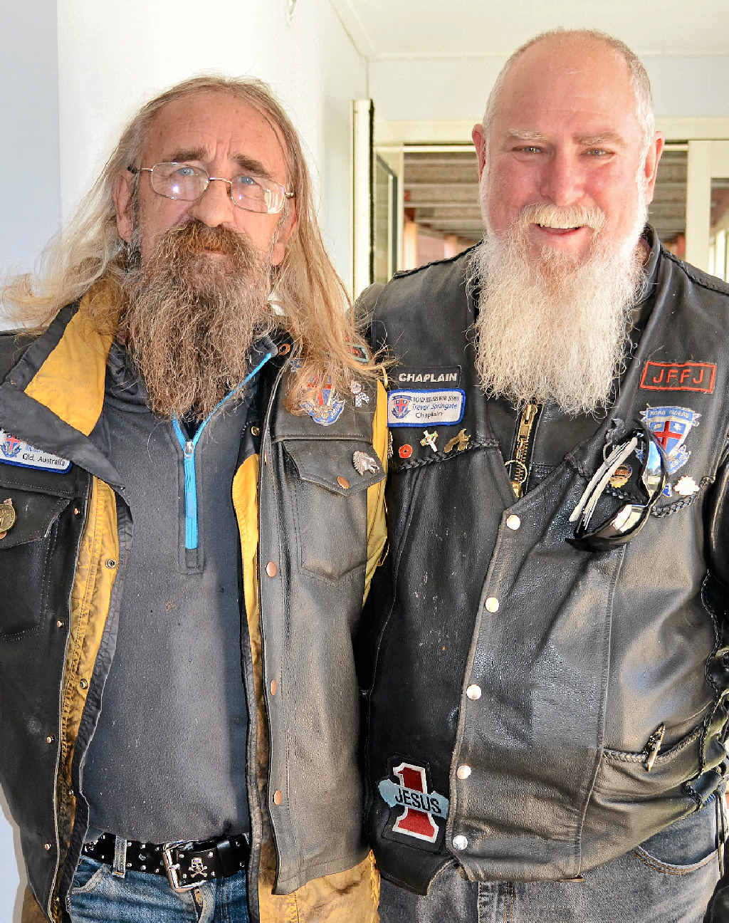 Michael Billsborough and Trevor Springate support NAIDOC.